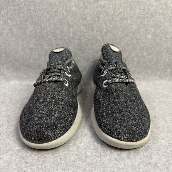 Allbirds Wool Runners Women’s Size 9 Grey White Low Top Casual Everyday Sneakers - Picture 2 of 9